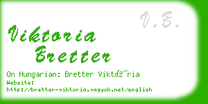 viktoria bretter business card